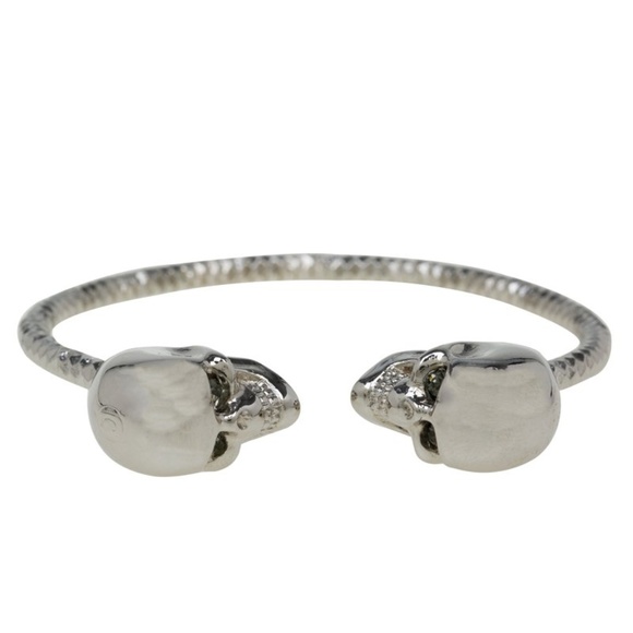 Alexander McQueen Jewelry - Alexander McQueen Crystal Twin Skull Bracelet Alexander McQueen Jewelry - Alexander McQueen Crystal Twin Skull Bracelet